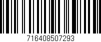 Código de barras (EAN, GTIN, SKU, ISBN): '716408507293'