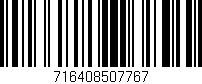 Código de barras (EAN, GTIN, SKU, ISBN): '716408507767'