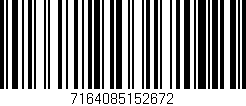 Código de barras (EAN, GTIN, SKU, ISBN): '7164085152672'