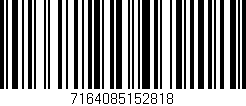 Código de barras (EAN, GTIN, SKU, ISBN): '7164085152818'