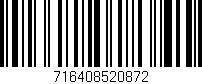 Código de barras (EAN, GTIN, SKU, ISBN): '716408520872'