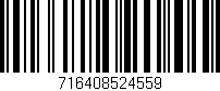 Código de barras (EAN, GTIN, SKU, ISBN): '716408524559'