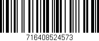 Código de barras (EAN, GTIN, SKU, ISBN): '716408524573'