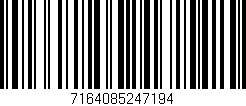 Código de barras (EAN, GTIN, SKU, ISBN): '7164085247194'
