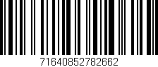 Código de barras (EAN, GTIN, SKU, ISBN): '71640852782662'