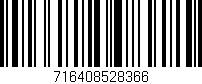 Código de barras (EAN, GTIN, SKU, ISBN): '716408528366'