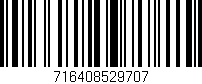 Código de barras (EAN, GTIN, SKU, ISBN): '716408529707'