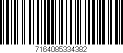 Código de barras (EAN, GTIN, SKU, ISBN): '7164085334382'