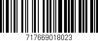 Código de barras (EAN, GTIN, SKU, ISBN): '717669018023'