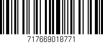 Código de barras (EAN, GTIN, SKU, ISBN): '717669018771'