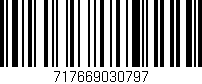 Código de barras (EAN, GTIN, SKU, ISBN): '717669030797'