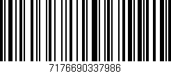 Código de barras (EAN, GTIN, SKU, ISBN): '7176690337986'