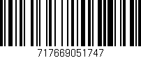 Código de barras (EAN, GTIN, SKU, ISBN): '717669051747'