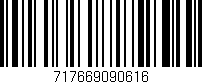 Código de barras (EAN, GTIN, SKU, ISBN): '717669090616'