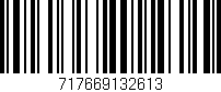 Código de barras (EAN, GTIN, SKU, ISBN): '717669132613'