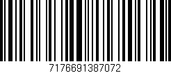 Código de barras (EAN, GTIN, SKU, ISBN): '7176691387072'