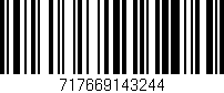 Código de barras (EAN, GTIN, SKU, ISBN): '717669143244'