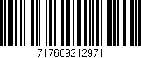 Código de barras (EAN, GTIN, SKU, ISBN): '717669212971'