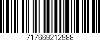 Código de barras (EAN, GTIN, SKU, ISBN): '717669212988'