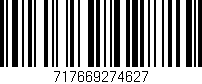 Código de barras (EAN, GTIN, SKU, ISBN): '717669274627'