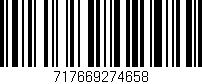 Código de barras (EAN, GTIN, SKU, ISBN): '717669274658'