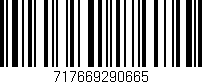 Código de barras (EAN, GTIN, SKU, ISBN): '717669290665'