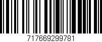 Código de barras (EAN, GTIN, SKU, ISBN): '717669299781'