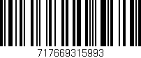 Código de barras (EAN, GTIN, SKU, ISBN): '717669315993'