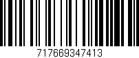 Código de barras (EAN, GTIN, SKU, ISBN): '717669347413'