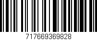 Código de barras (EAN, GTIN, SKU, ISBN): '717669369828'