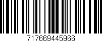 Código de barras (EAN, GTIN, SKU, ISBN): '717669445966'