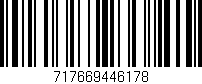 Código de barras (EAN, GTIN, SKU, ISBN): '717669446178'
