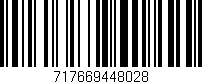 Código de barras (EAN, GTIN, SKU, ISBN): '717669448028'