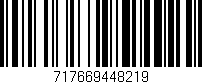 Código de barras (EAN, GTIN, SKU, ISBN): '717669448219'
