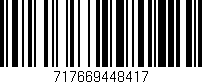 Código de barras (EAN, GTIN, SKU, ISBN): '717669448417'