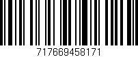 Código de barras (EAN, GTIN, SKU, ISBN): '717669458171'