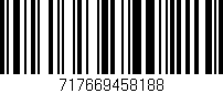 Código de barras (EAN, GTIN, SKU, ISBN): '717669458188'