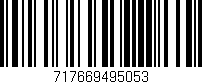 Código de barras (EAN, GTIN, SKU, ISBN): '717669495053'
