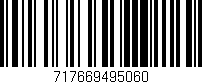 Código de barras (EAN, GTIN, SKU, ISBN): '717669495060'
