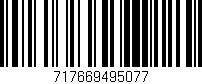 Código de barras (EAN, GTIN, SKU, ISBN): '717669495077'