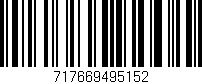 Código de barras (EAN, GTIN, SKU, ISBN): '717669495152'