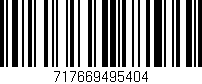 Código de barras (EAN, GTIN, SKU, ISBN): '717669495404'