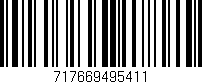Código de barras (EAN, GTIN, SKU, ISBN): '717669495411'