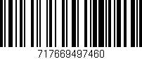 Código de barras (EAN, GTIN, SKU, ISBN): '717669497460'