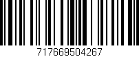 Código de barras (EAN, GTIN, SKU, ISBN): '717669504267'
