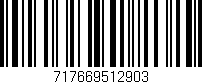 Código de barras (EAN, GTIN, SKU, ISBN): '717669512903'