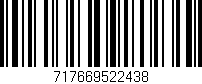 Código de barras (EAN, GTIN, SKU, ISBN): '717669522438'