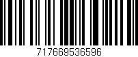 Código de barras (EAN, GTIN, SKU, ISBN): '717669536596'