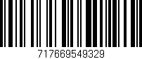 Código de barras (EAN, GTIN, SKU, ISBN): '717669549329'
