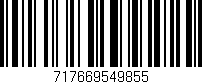 Código de barras (EAN, GTIN, SKU, ISBN): '717669549855'